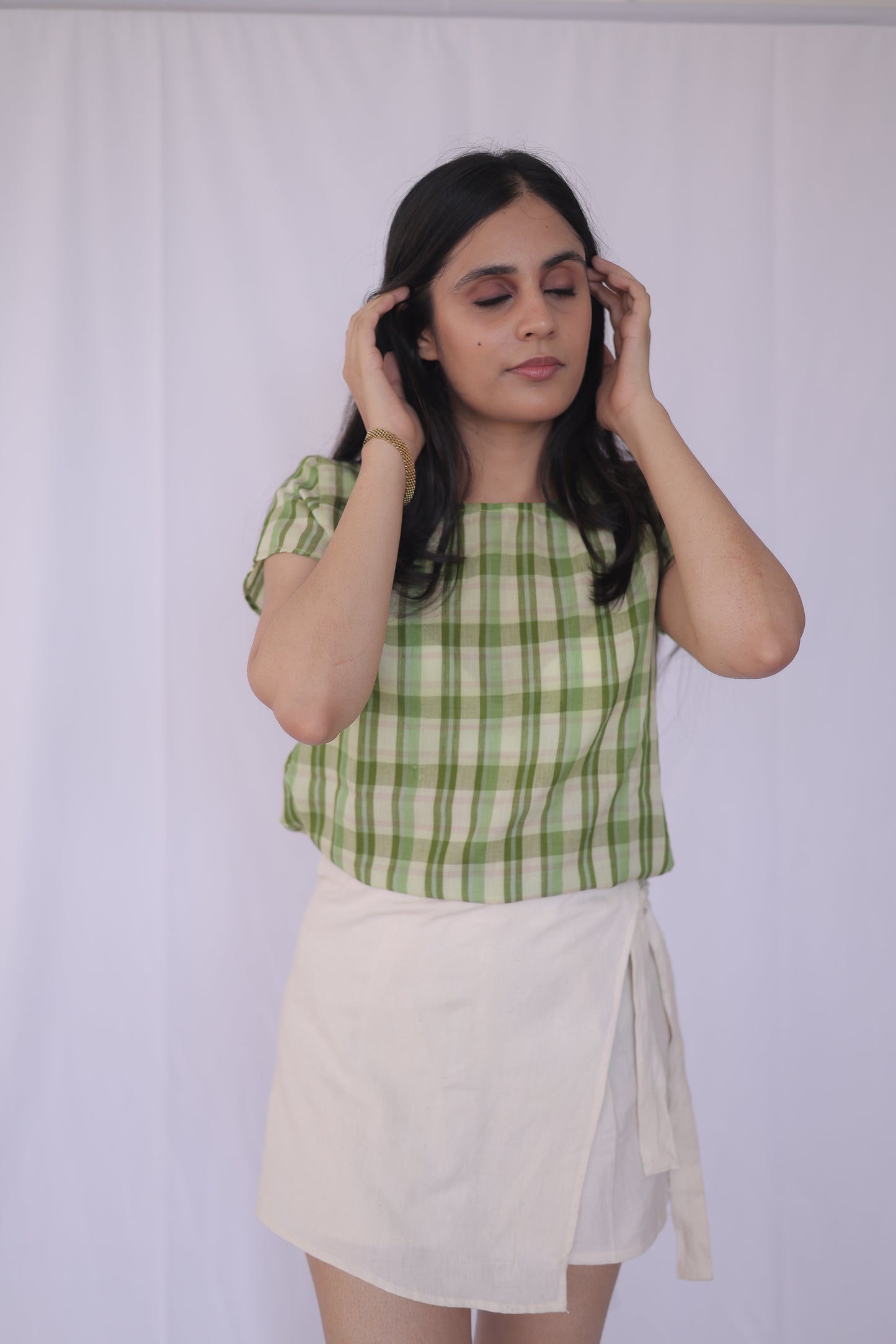 Cotton Wrap Skorts