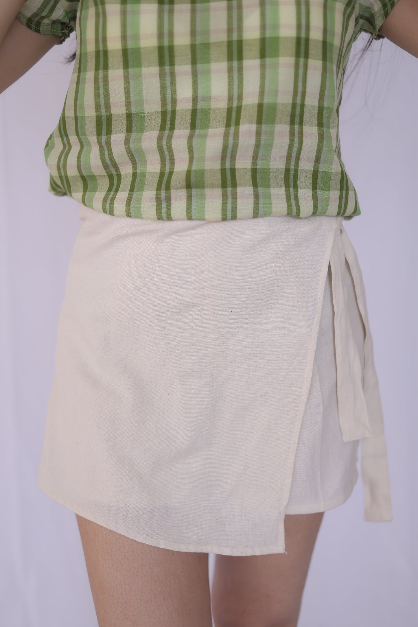 Cotton Wrap Skorts