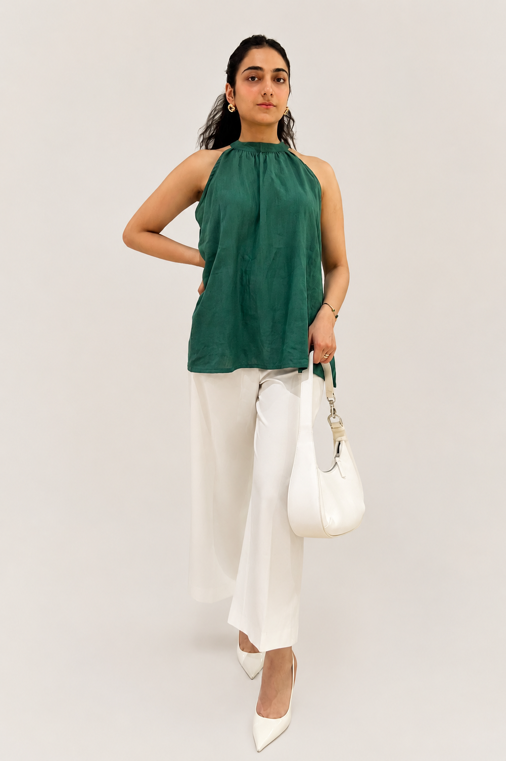 Halter Flow Top