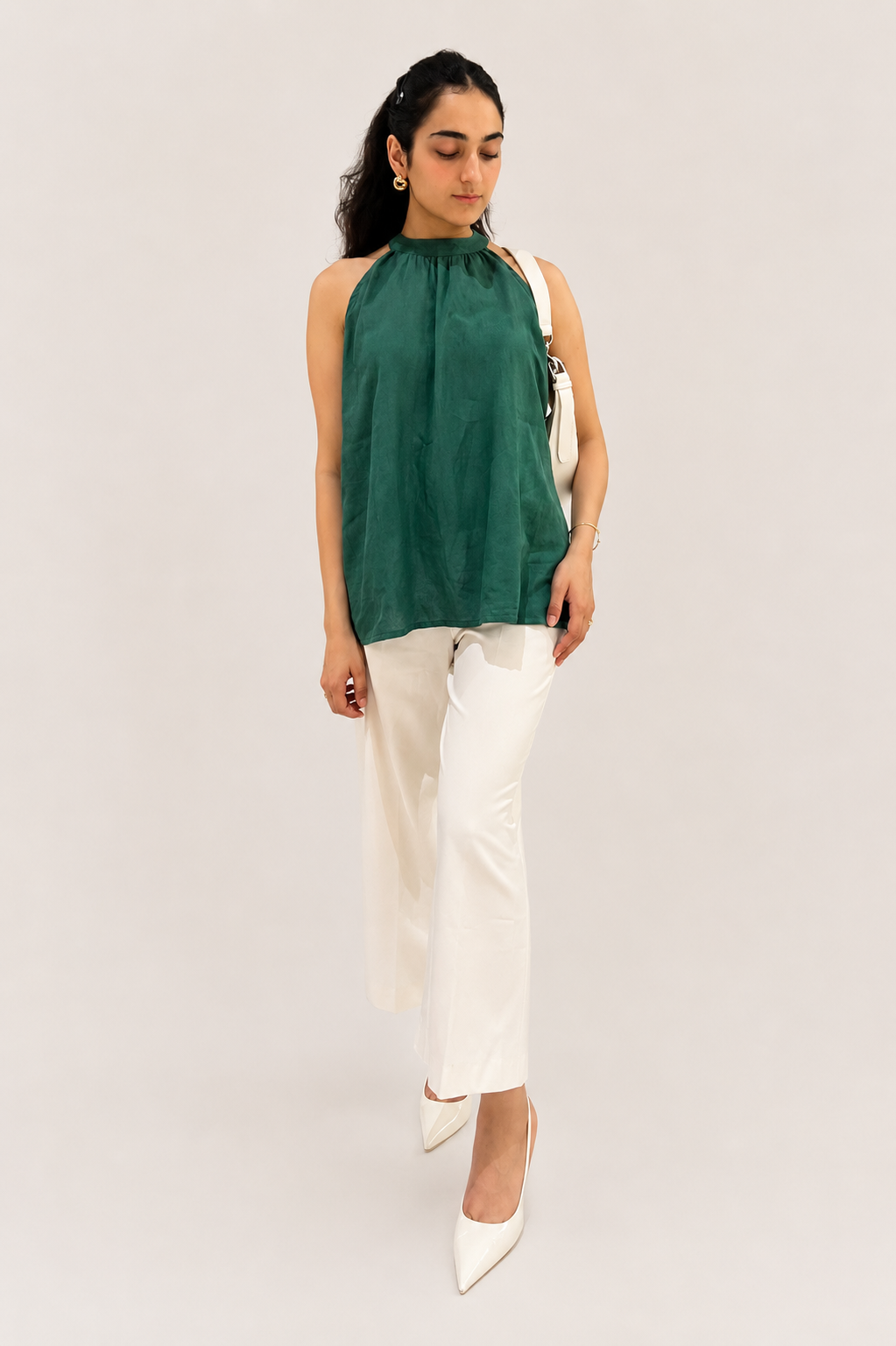 Halter Flow Top